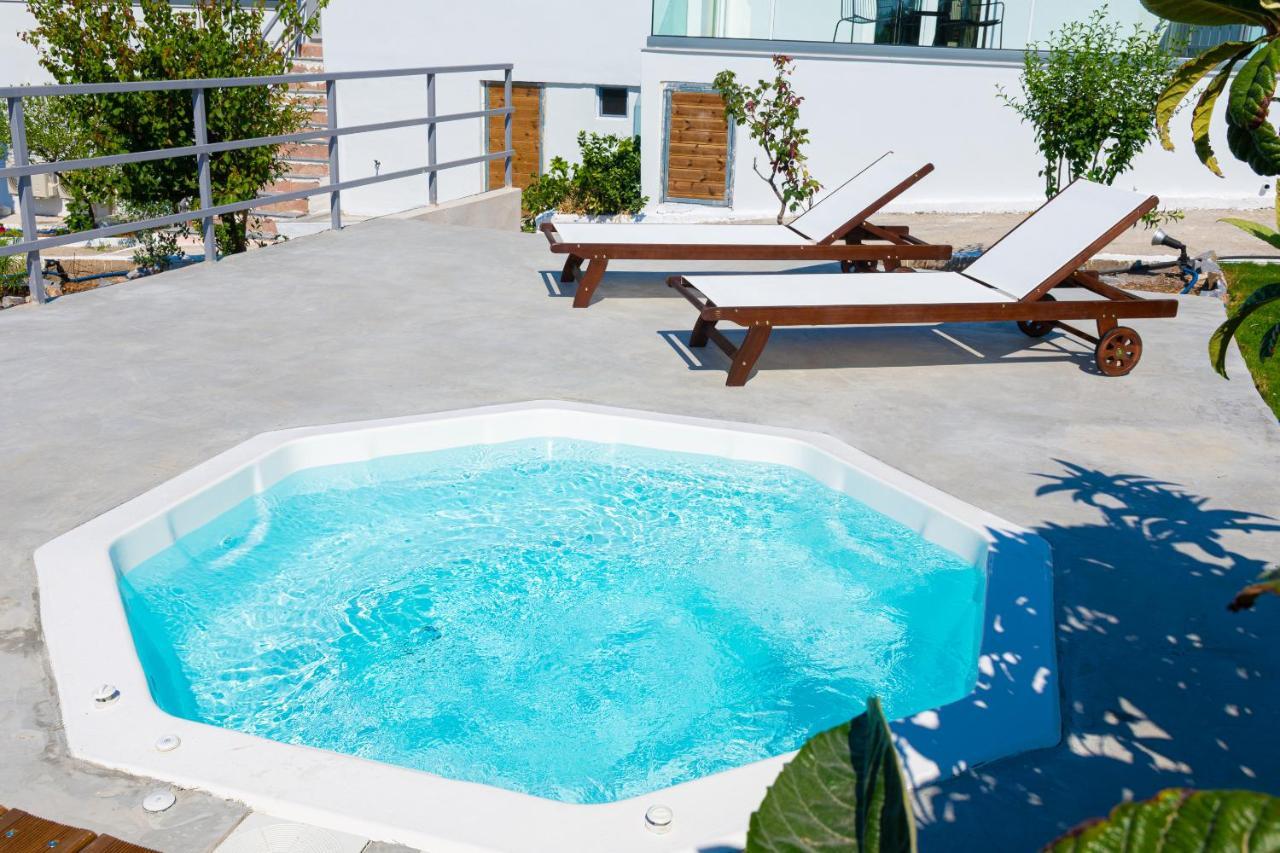 Queen'S Gem Luxury Villa - Heated Jacuzzi & Pool Herszonisszosz Kültér fotó