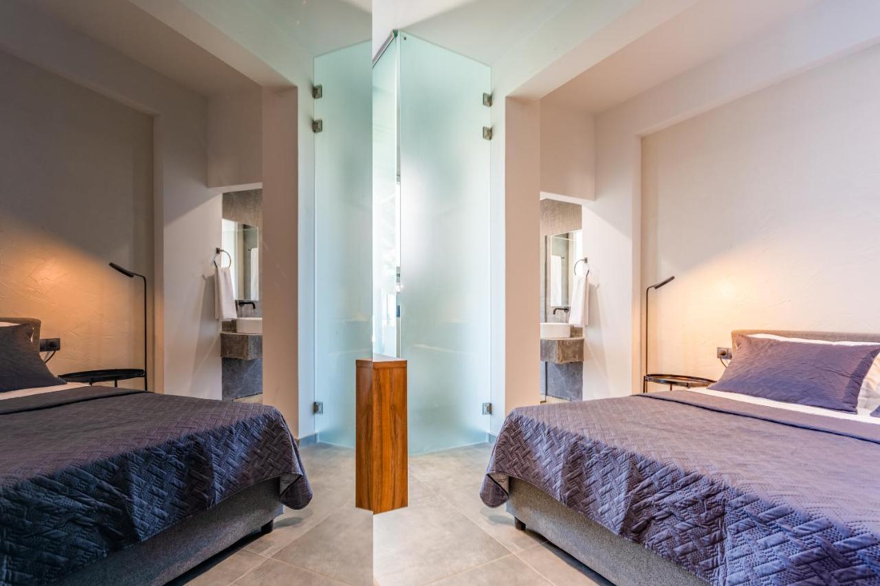 Queen'S Gem Luxury Villa - Heated Jacuzzi & Pool Herszonisszosz Kültér fotó