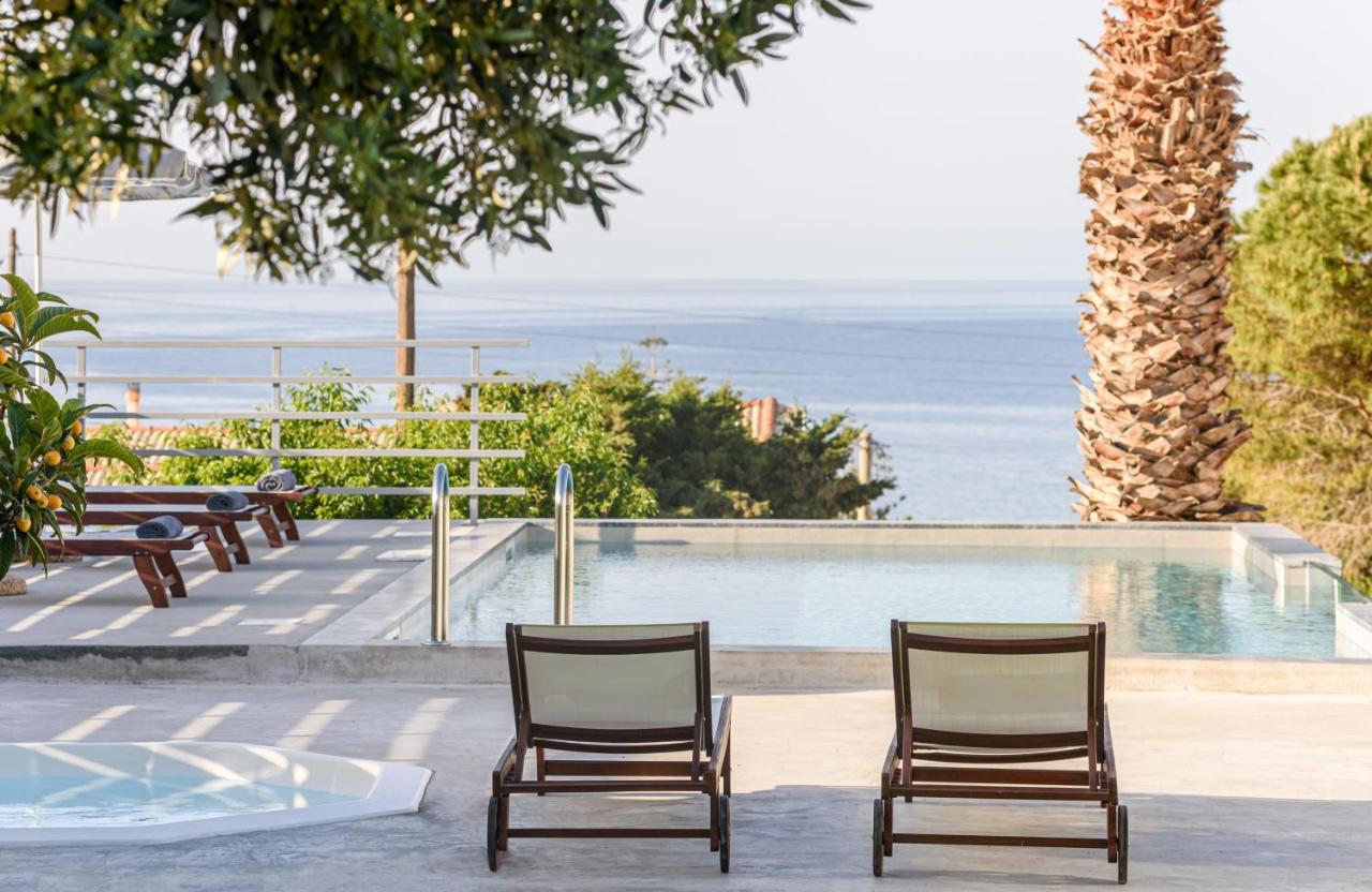 Queen'S Gem Luxury Villa - Heated Jacuzzi & Pool Herszonisszosz Kültér fotó