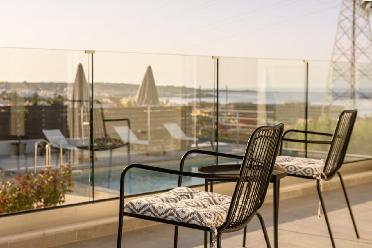 Queen'S Gem Luxury Villa - Heated Jacuzzi & Pool Herszonisszosz Kültér fotó
